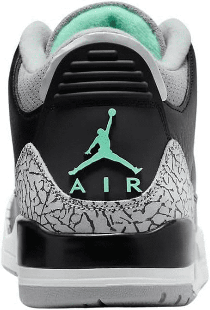 Air Jordan 3 Retro Black/Green Glow Wolf-Grey (CT8532 031) - Image 4