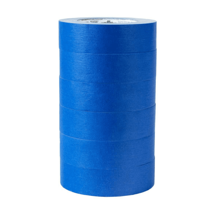 Pro Painter'S Tape with PAINTBLOCK, Medium Adhesion, 1.41" Wide X 60 Yards Long, Blue, 6 Rolls (242750) - Image 2