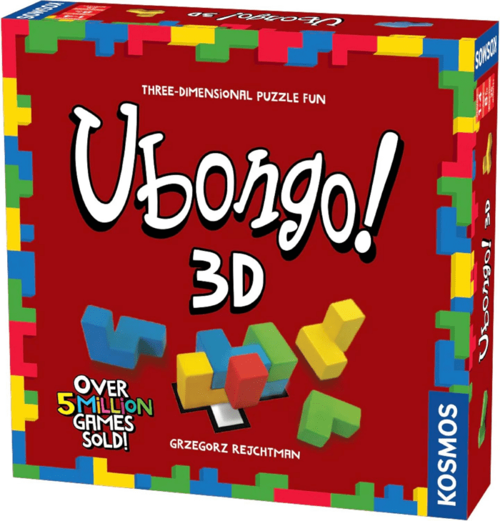 Ubongo 3D - a Kosmos Game | Geometric Puzzle Game with Three-Dimensional Blocks | Family Friendly Fun Game | Highly Re-Playable | Quality Components (Made in Germany) | 1 to 4 Players, Ages 8 and Up