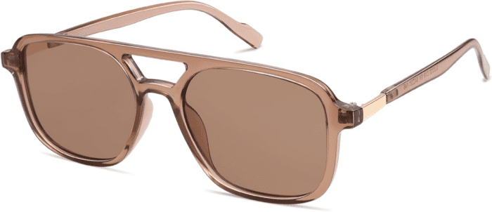 Retro Aviator Sunglasses for Women Men,Trendy Rectangle Womens Mens Shades Sun Glasses SJ2202