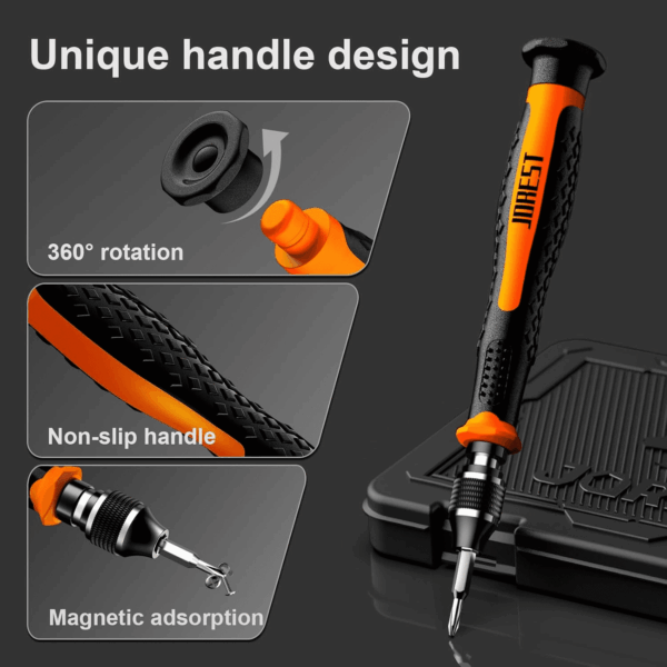 38Pcs Small Precision Screwdriver Set with Torx T5, T6, Y00, Mini Repair Tool Kit for Macbook, Computer, Laptop, Iphone, PS4 PS5, Xbox, Switch, Eyeglasses, Watch, Ring Doorbell, Electronic, Etc - Image 2