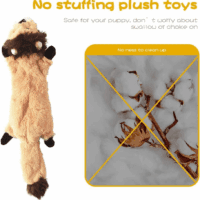 Dog Squeak Toys, No Stuffing Plush Dogs Chew Toy for Small Medium Large Breed Chewer Squeaky Pet Supplies Tough Durable Puppy Teething Chewing Interactive to Keep Them Busy Best Birthday Gift - Image 5