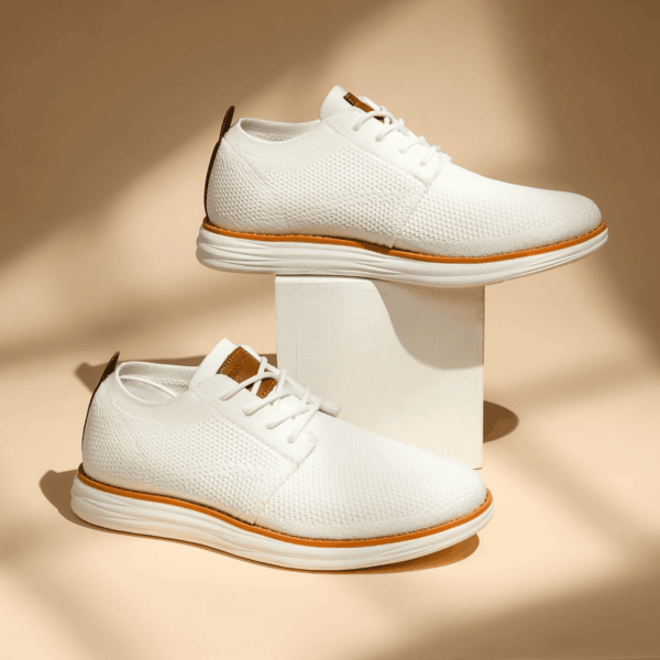 Men'S Knitflex Breeze Mesh Sneakers Oxfords Lace-Up Lightweight Casual Walking Shoes - Image 9