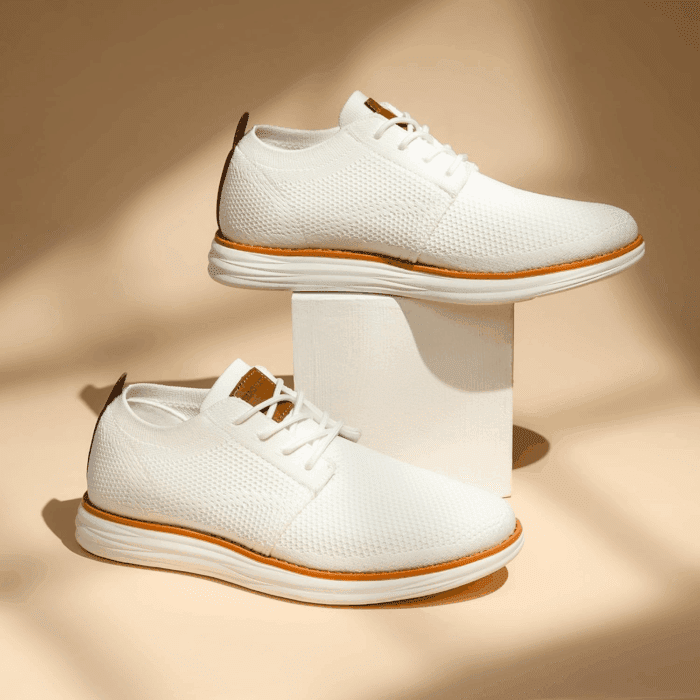 Men'S Knitflex Breeze Mesh Sneakers Oxfords Lace-Up Lightweight Casual Walking Shoes - Image 9
