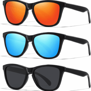 Sunglasses Womens Polarized Sunglasses for Mens Womens Retro Mirror Lens for Driving Fishing UV400 Protection