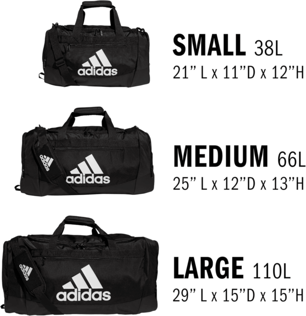 Unisex Defender 4.0 Gym Duffel Bag for Men and Women, Jersey Onix Grey/Black, Small (38L) - Image 7