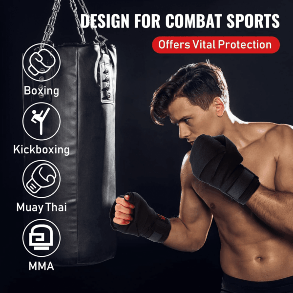 15 Pairs Boxing Wraps for Hand 180 Inch Boxing Hand Wraps Bulk Martial Arts Sports Handwraps for Boxing Kickboxing Mexican Style Hand Wraps for Muay Thai MMA Kickboxing Training Gym (Classic Colors) - Image 7