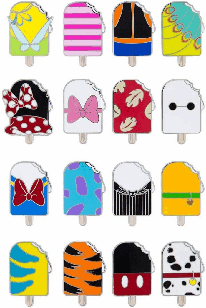 5 Piece Random Assorted Mystery Pin Pack Ice Cream Bars
