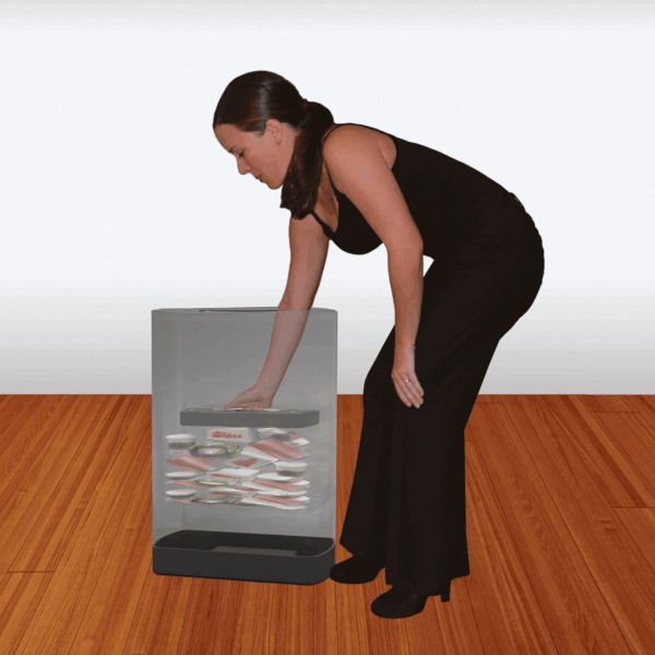 Trash Krusher Manual Trash Compactor, 40 L, Stainless Steel - Image 6