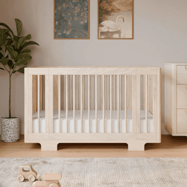Yuzu 8-In-1 Convertible Crib - Conversion Kits Included for Bassinet, Midi Baby Crib Convertible to Toddler Bed, Daybed, Standard & Baby Bed - GREENGUARD Gold Certified - Adjustable Heights - Image 2