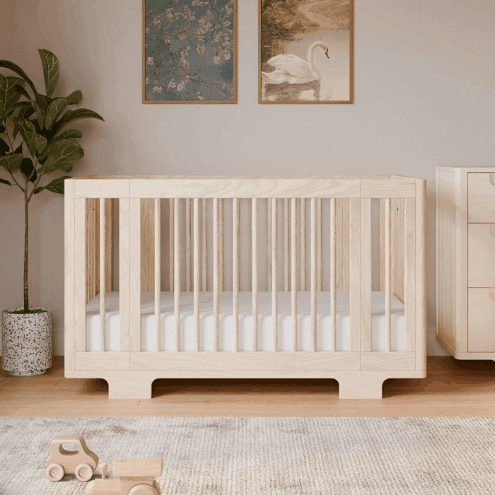 Yuzu 8-In-1 Convertible Crib - Conversion Kits Included for Bassinet, Midi Baby Crib Convertible to Toddler Bed, Daybed, Standard & Baby Bed - GREENGUARD Gold Certified - Adjustable Heights - Image 2