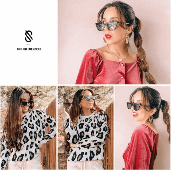 Polarized Narrow Square Cateye Sunglasses for Women Retro Trendy Driving Glasses SJ2169 - Image 4