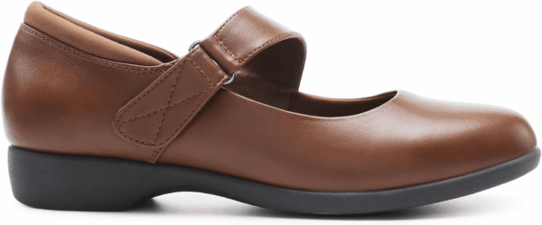Womens Ballet Mary Jane Flats, Comfortable Business Office Dress Shoes for Women Dressy and Work with Ankle Strap - Image 2