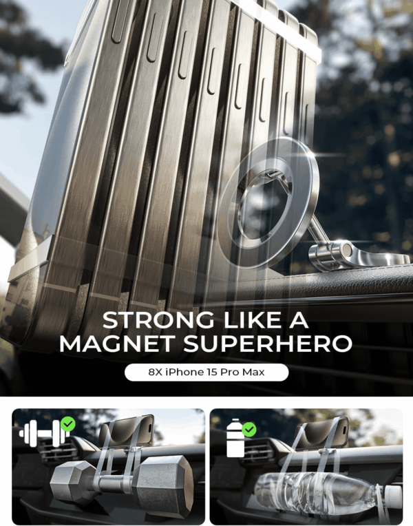 for Magsafe Car Mount, Ultra Magnetic 360 Degree Rotation Dashboard Car Phone Holder, Car Accessories for Iphone, Gifts for Men Women Him Her, Fit for Iphone 16E 16 Pro/Pro Max 15 14 13 12 - Image 4