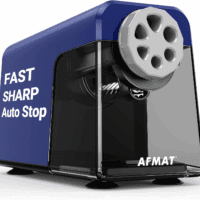 Electric Pencil Sharpener Heavy Duty, 6 Holes, Auto Stop Pencil Sharpener for Artists, Classroom Electric Sharpener for 6-11Mm Pencils, 7000 Sharpening Times, Do Not Eat up Colored Pencils