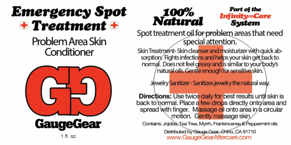 Piercing Emergency Spot Treatment | Problem Area Skin Conditioner | 100% Natural - Image 4