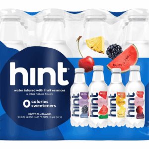 Water Best Sellers Pack, 3 Bottles Each Of: Watermelon, Blackberry, Cherry, and Pineapple, Zero Calories, Zero Sugar and Zero Sweeteners, 16 Fl Oz (Pack of 12)