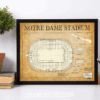 1929 Notre Dame Stadium 11X14 Unframed Poster - Blueprint Wall Art, Historic Architectural Print, Football Stadium Design for University of Notre Dame, Sports Memorabilia, Man Cave & Sports Bar Décor - Image 6