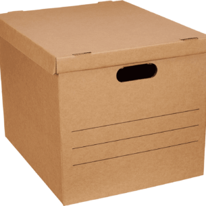 Medium Moving Boxs with Lid and Handles, 19 X 14.5 X 15.5, Inches 10 Pack
