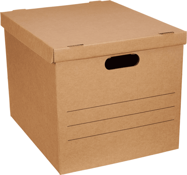 Medium Moving Boxs with Lid and Handles, 19 X 14.5 X 15.5, Inches 10 Pack