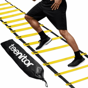 Agility Ladder Speed Ladder Training Ladder for Soccer, Speed, Football Fitness Feet Training Carry Bag Agility Training Equipment 13 Rungs, 23 Feet