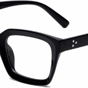 Classic Thick Square Frame Clear Lens Glasses for Women Men Non Prescription Eyeglasses