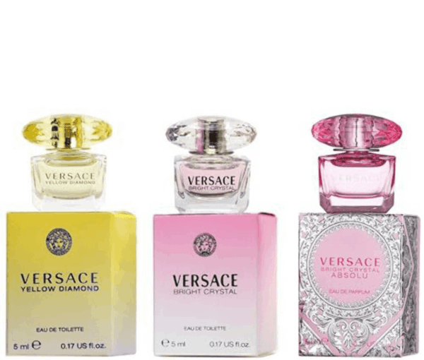 Perfume Gift Set for Women – Mini Variety Gift Set Trio Collection – Absolu, Bright Crystal, Yellow Diamond