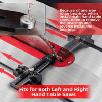 Thin Rip Jig Table Saw Jig Guide for Making Repetitive Narrow Thin Strip Cuts Woodworking Tools Fast Thin Ripping Guide for Table Saw Band Saw Router Table Fits for 3/8" X 3/4" T Slot - Image 6