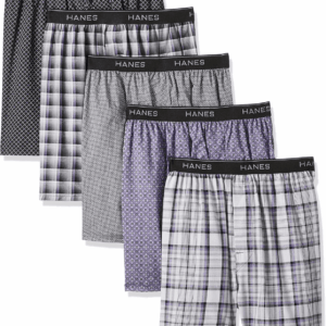 Men'S Tagless Boxer Underwear, Exposed Waistband, Multi-Packs Available