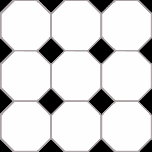 Hudson Peel & Stick Floor Tiles, Black