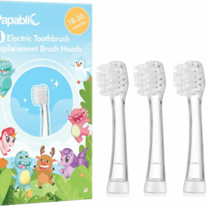 Replacement Toothbrush Heads - 4 Count | Compatible Babyhandy & Toddler Sonic Electric Toothbrushes (18-36 Months)