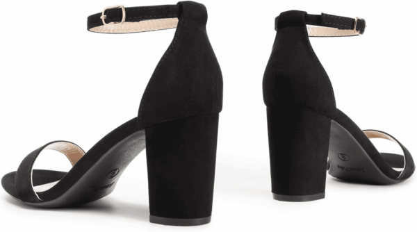 Women'S Chunk Low Heel Pump Sandals - Image 3