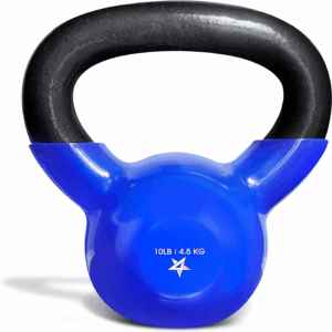 5-65Lbs Kettlebells Vinyl Coated Cast Iron for Dumbbell Weights Exercises, Gym, Fitness, Full Body Workout Equipment Push Up, Grip and Strength Training