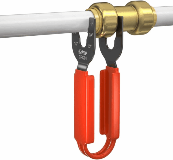 Icrimp CRQ01 Disconnect Tong Sized 1/2 Inch, 3/4 Inch, 1 Inch, Removal Tool Used for Demount Brass Push Fit, Push-To-Connect Fittings - Image 3