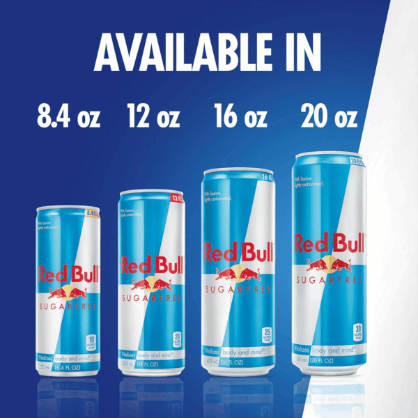 Sugar Free Energy Drink with 80Mg Caffeine plus Taurine & B Vitamins, 8.4 Fl Oz, Pack of 24 Cans - Image 6