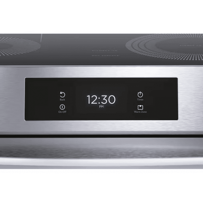 Gallery 30-In Glass Top 5 Burners 6.2-Cu Ft Air Fry Convection Oven Slide-In Electric Range Fingerprint Resistant Stainless Steel ) - Image 3