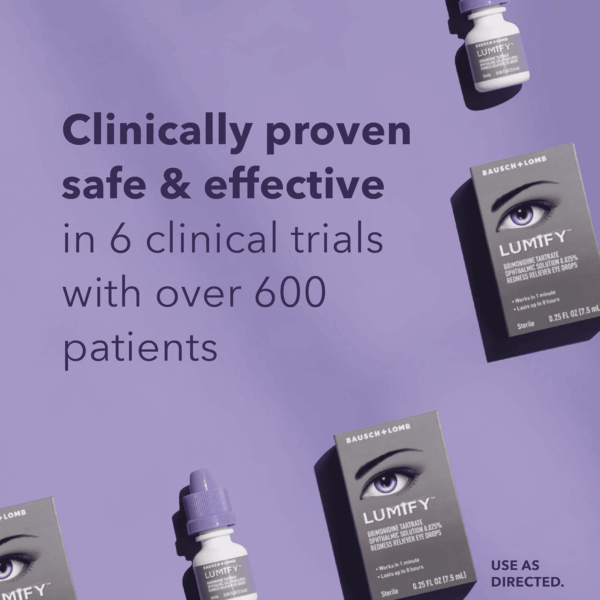 Redness Reliever Eye Drops, for Whiter & Brighter Looking Eyes, 0.08 Fl Oz (2.5 Ml) - Image 6