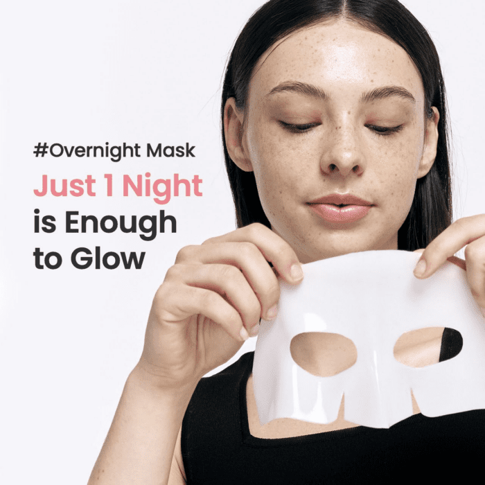 Bio-Collagen Real Deep Mask, Hydrating Overnight Hydrogel Mask, Pore Minimizing, Elasticity Improvement, 34G X4Ea - Image 3