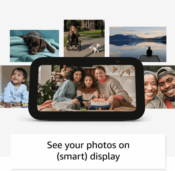 Echo Show 5 (Newest Model), Smart Display with 2X the Bass and Clearer Sound, Glacier White - Image 5