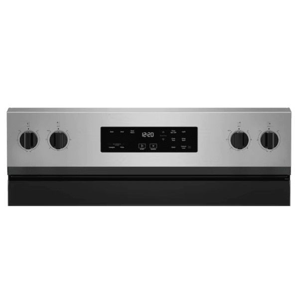 Flexible Cooktop 30-In Glass Top 4 Burners 5.3-Cu Ft Freestanding Electric Range ( Stainless Steel ) - Image 12