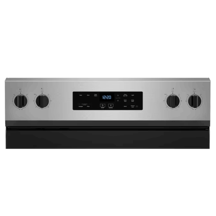 Flexible Cooktop 30-In Glass Top 4 Burners 5.3-Cu Ft Freestanding Electric Range ( Stainless Steel ) - Image 12