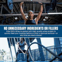 Elite 100% Whey Protein Powder, Vanilla, 25G of Protein, 67 Servings, 5.5G Bcaas, Less than 140 Cal., Gluten Free, 2G Carb, 2G Sugar, 3G Fat - Image 5