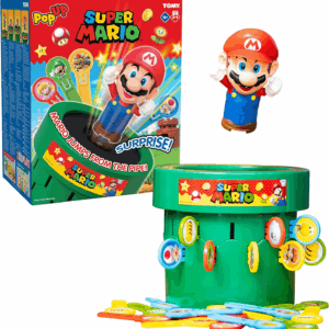 Pop up Super Mario Board Game - Family and Preschool Kids Games for Family Game Night - Kids Activities and Super Mario Toys - Girls and Boys Games - 2-4 Players - Ages 4 Years and Up