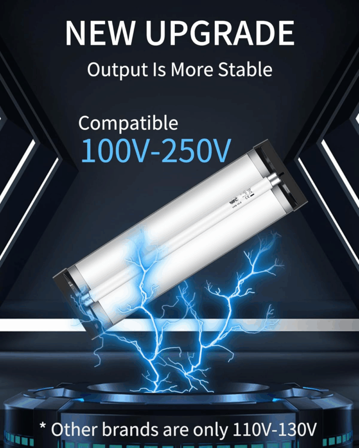 T5 Reptile Light Fixture Combo Kit 8W (New Upgrade), Desert UVB 10.0 12" Fluorescent Tube UVA UVB Reptile Light for Lizard, Bearded Dragon, Tortoise - Image 2