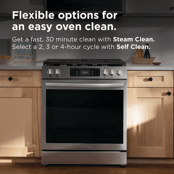 30-In Glass Top 5 Burners 5.3-Cu Ft Freestanding Electric Range Fingerprint Resistant Stainless Steel ) - Image 10