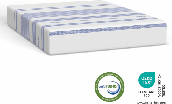 Gel Memory Foam Mattress, 12-Inch Certipur-Us Certified Bed-In-A-Box, Queen, White - Image 10