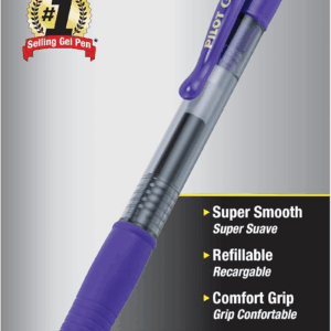 , G2 Premium Gel Roller Pens, Fine Point 0.7 Mm, Iris Blue, Pack of 12