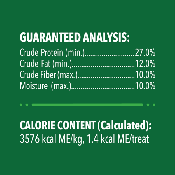 Feline Adult Dental Cat Treats, Oven Roasted Chicken Flavor, 9.75 Oz. Tub - Image 7