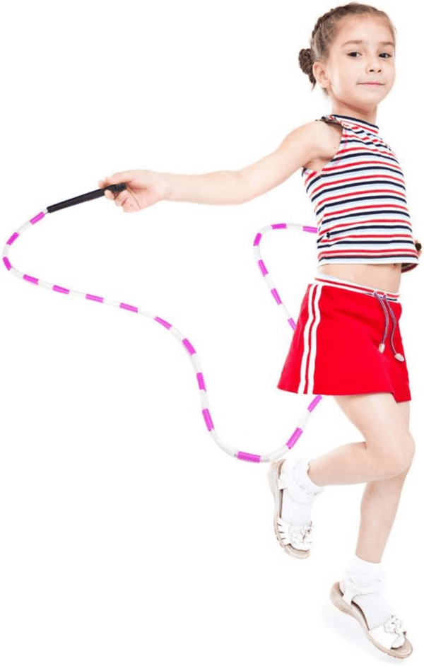 Jump Rope 12-Pack - Pink, Blue, Black and White Skip Ropes for Exercise - Outdoor Jump Rope for Kids, Adults and Athletes - Family Fun Toys and Games - Image 6
