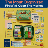 Keepgoing Travel First Aid Kit for Kids – 130 Pc. for Car, Home, Purse, Diaper Bag & Backpack with Latex-Free Bandages - Mini First Aid Kit Travel Size Tsa-Approved - Image 3